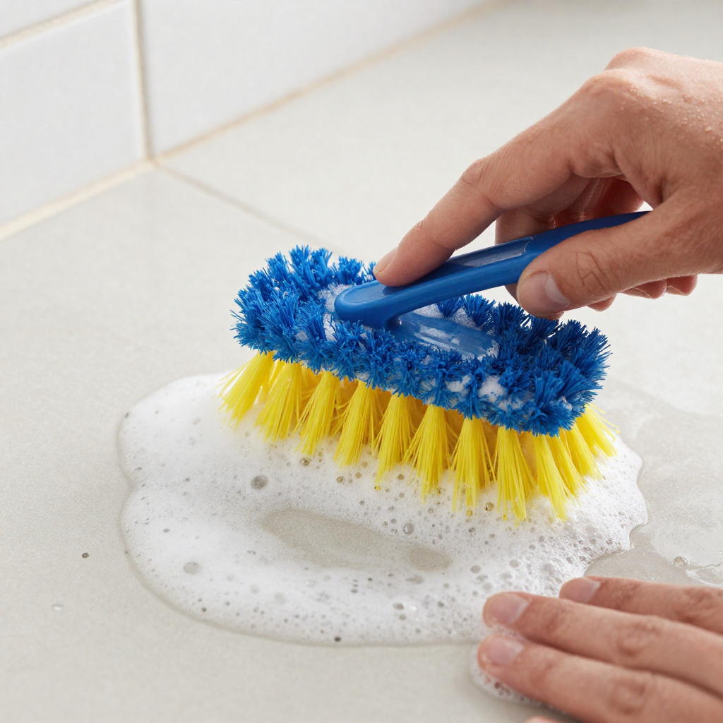 Tile and Grout Scrubbing